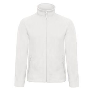 B&C Mens ID.501 Fleece Jacket / White